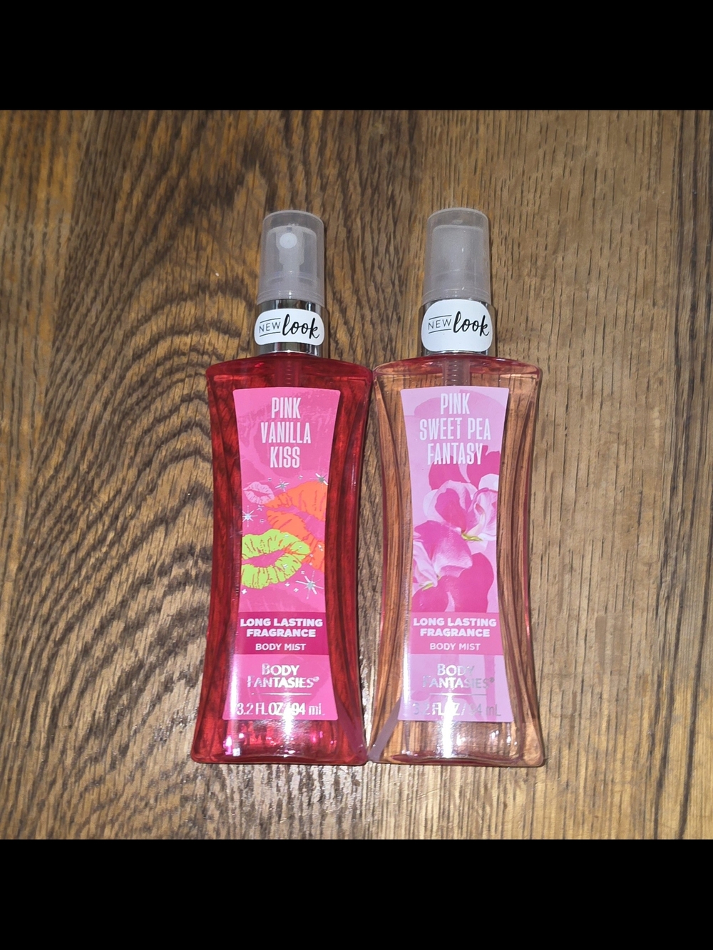 Body Fantasies Pink Vanilla Kiss & Pink Sweet Pea Fantasy Body Mist - 3.2fl Oz